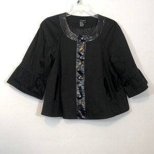 Sandro Black Sportswear Blazer Size M.